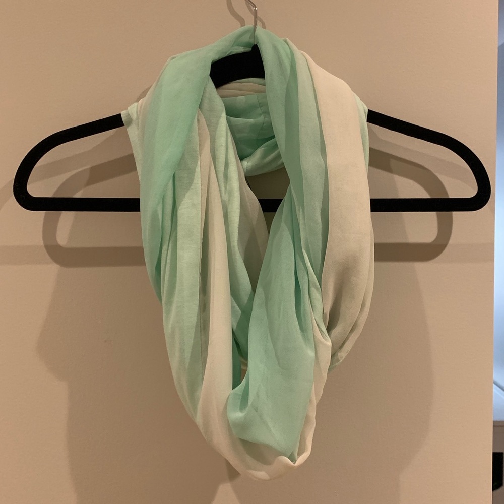 Express. Light green wrap scarf